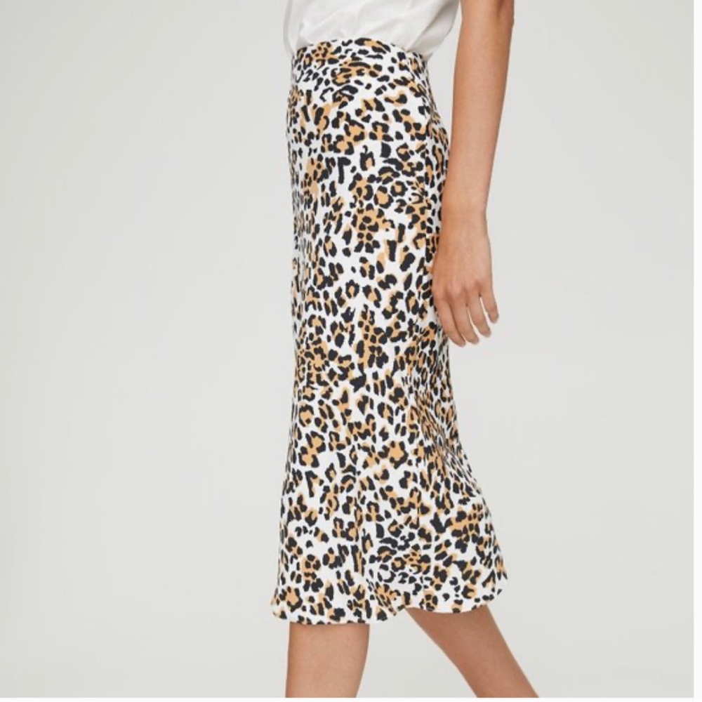 [Babaton] Aritzia Leopard Print Slip Skirt - Picture 3 of 7